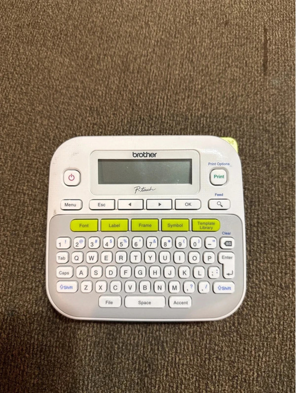 Brother P-Touch PT-D210 Handheld Label Maker - Tested Works